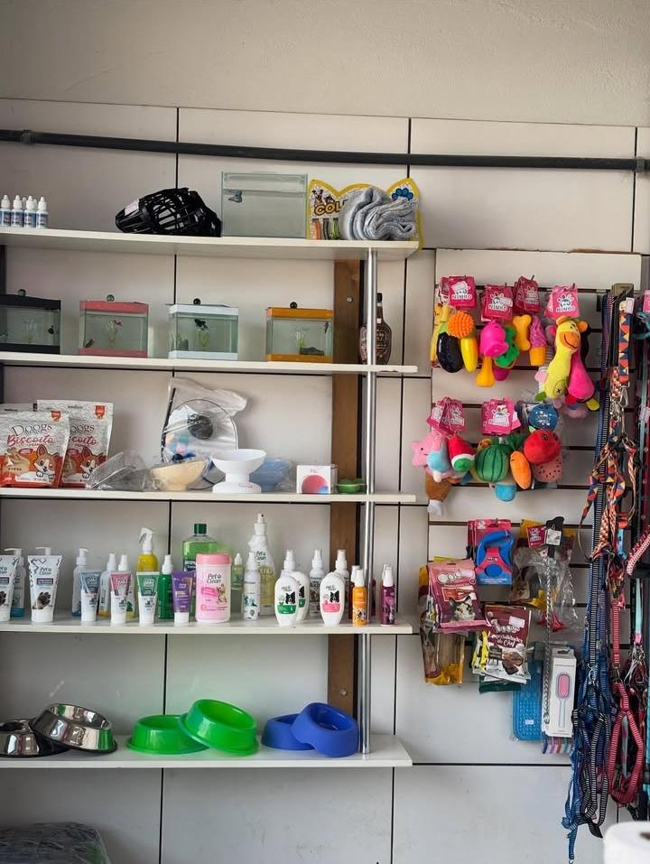 Produtos disponíveis no Lary PetShop